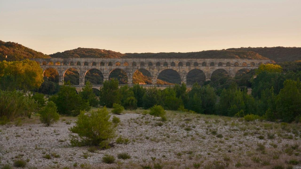 Collias Hotel Restaurant Le Gardon - Pont Du Gard المظهر الخارجي الصورة