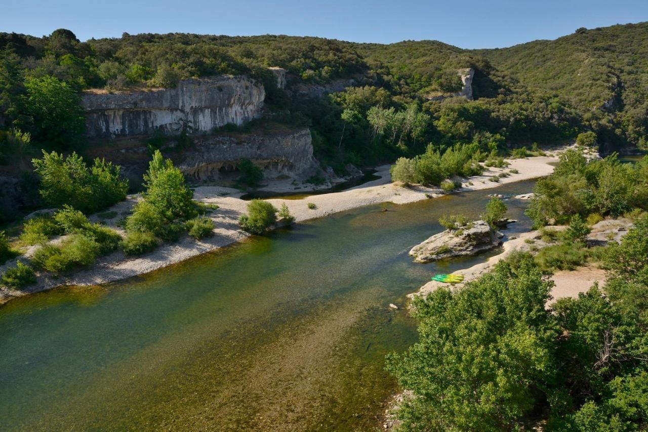 Collias Hotel Restaurant Le Gardon - Pont Du Gard المظهر الخارجي الصورة